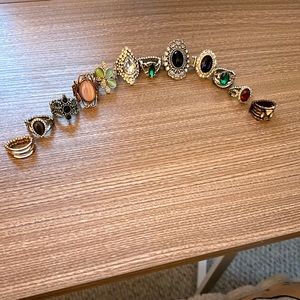 Lot of paparazzi/costume rings